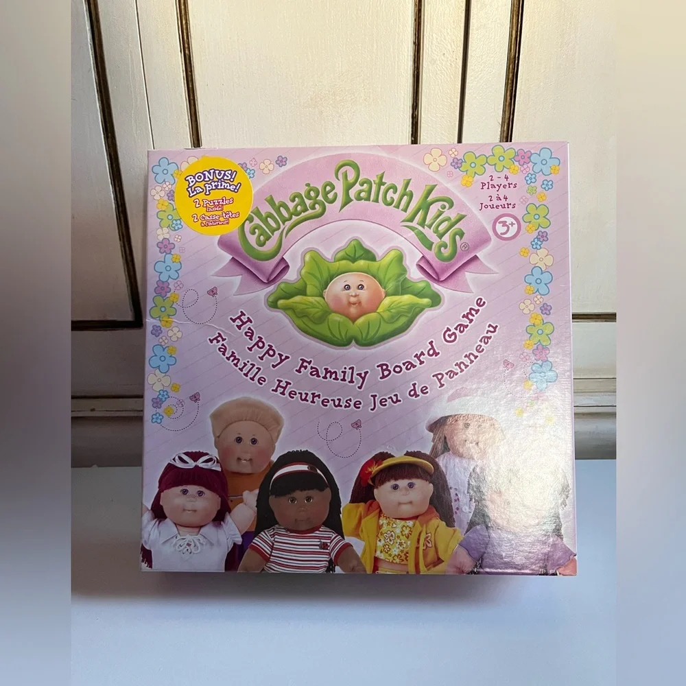 Vintage 2005 Cabbage Patch Kids Happy Family Board Game adoption game 2-4 player